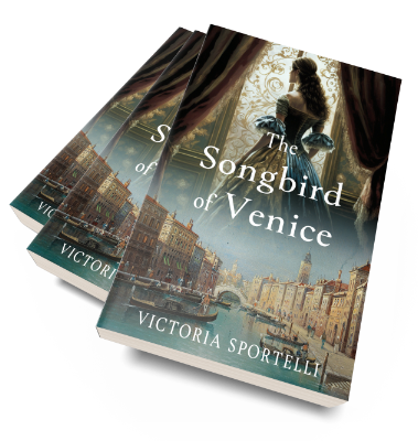 The Songbird of Venice stack of books