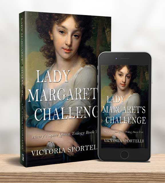 Lady Margaret's Challenge, book cover and ebook